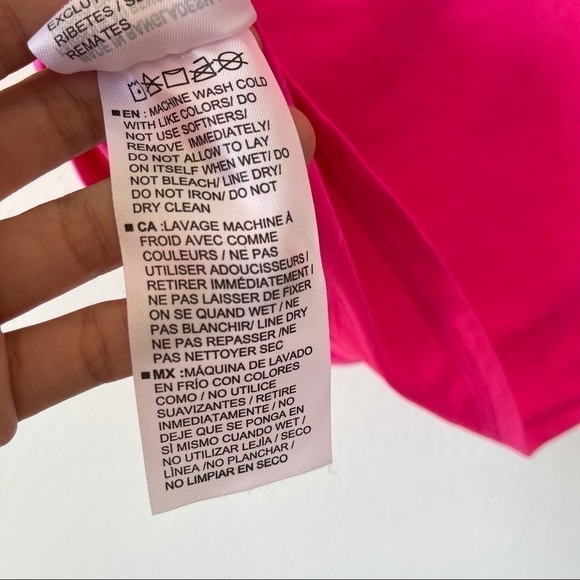 UMBRO Hot Pink Activewear Work Out Tee Shirt M - Picture 8 of 9